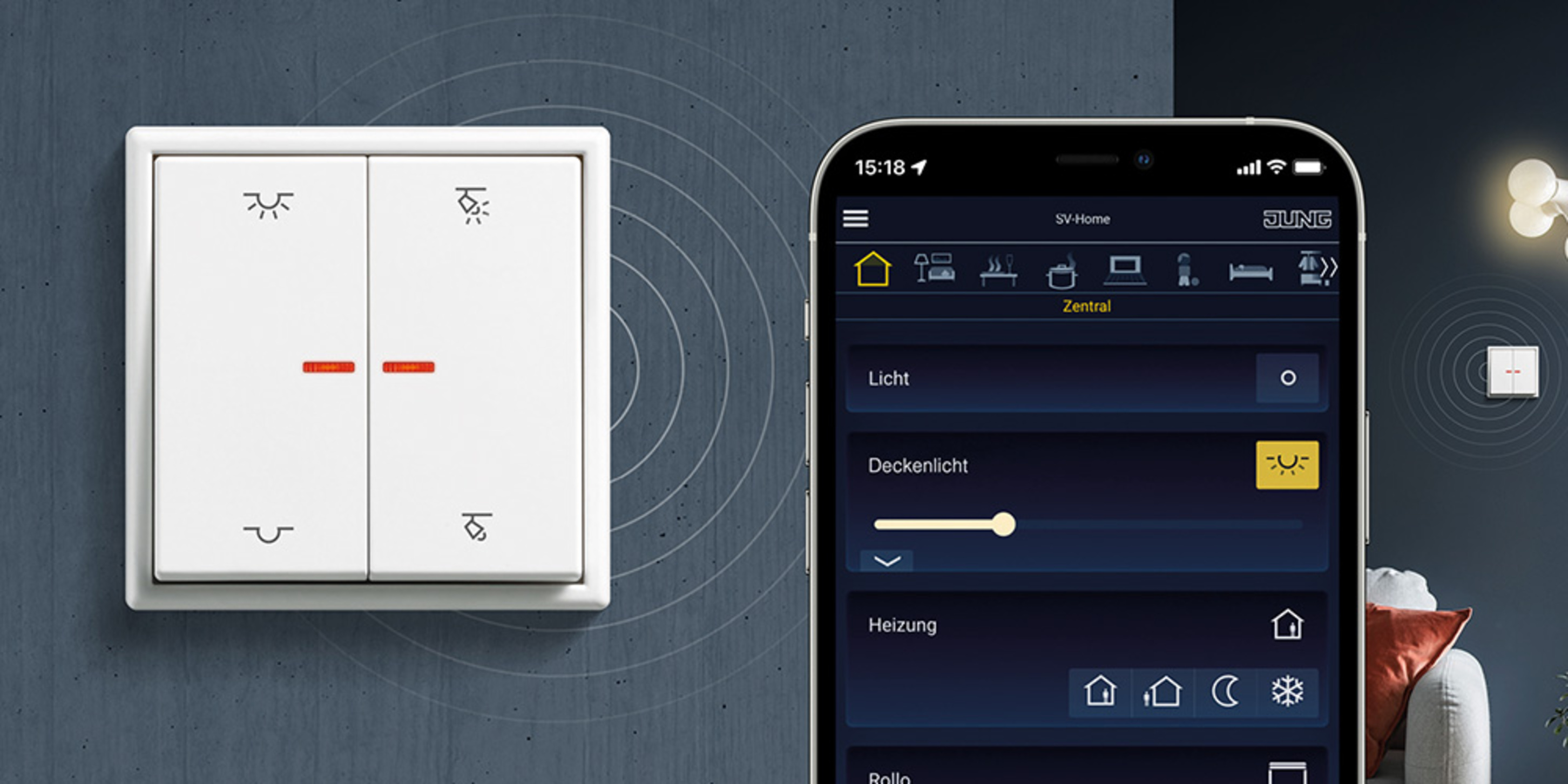 KNX RF Taster bei Ghani Elektro- und Hausservice Kassel in Kassel